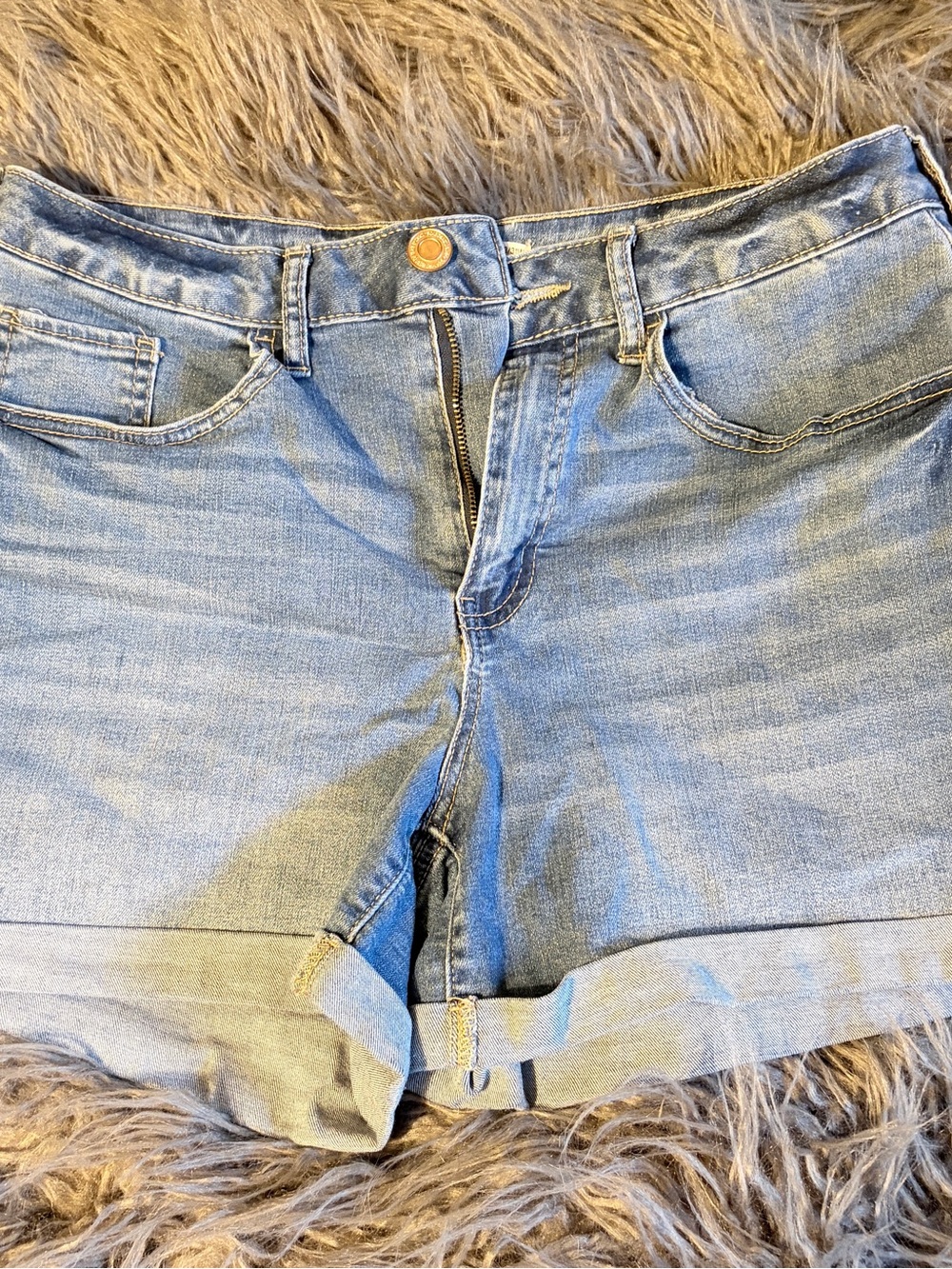 SO Light Blue Denim Jean Shorts